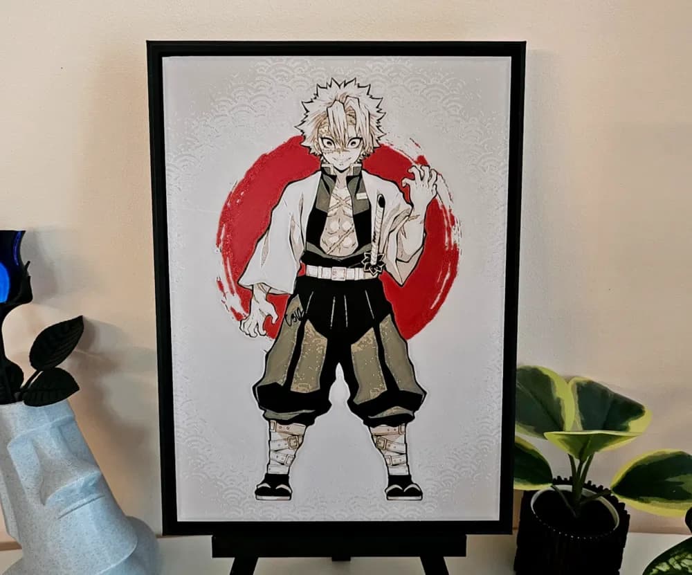 Sanemi Shinazugawa - Demon Slayer (HueForge) Sanemi Shinazugawa - Demon Slayer (HueForge)