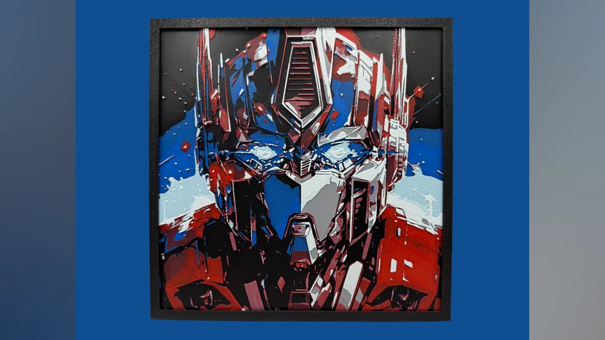 Optimus Prime - Transformers Hueforge by Canadian Gamer HueForge model: Optimus Prime - Transformers Hueforge by Canadian Gamer
