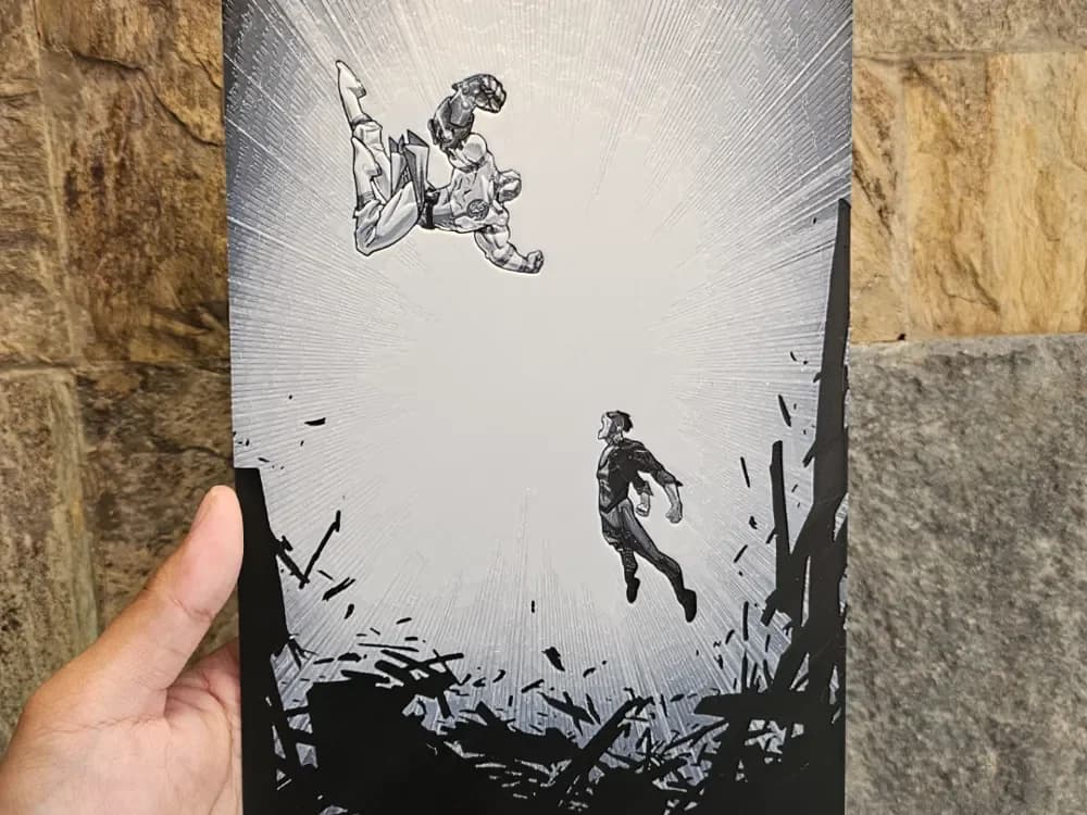 HueForge model: Invincible vs Conquest Hueforge by Loki