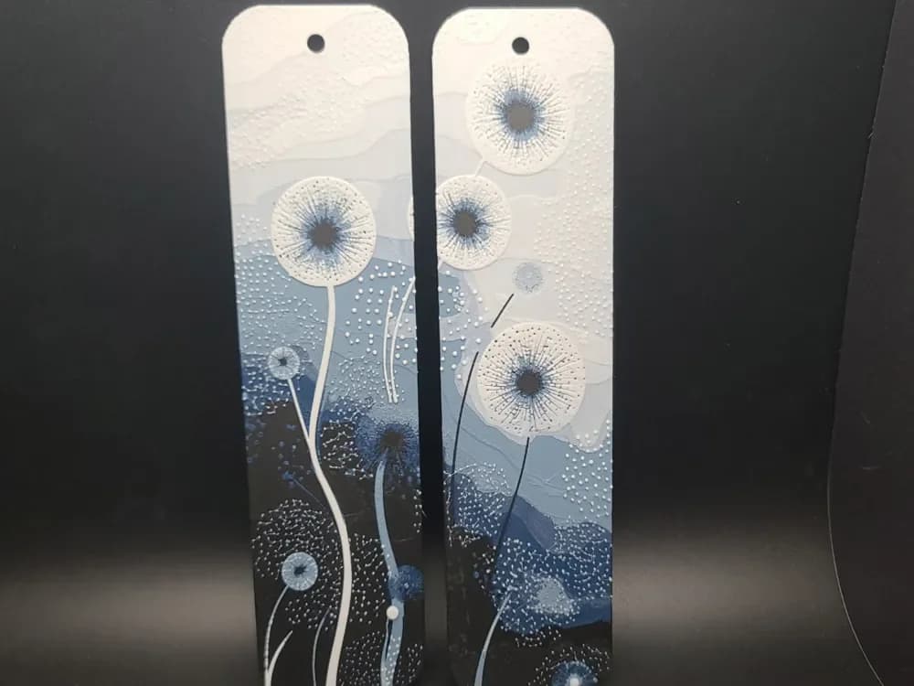 Dandelion Bookmarks by the_bearded_jedi HueForge model: Dandelion Bookmarks by the_bearded_jedi