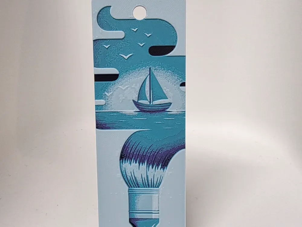Painting Bookmark by Morganja HueForge model: Painting Bookmark by Morganja