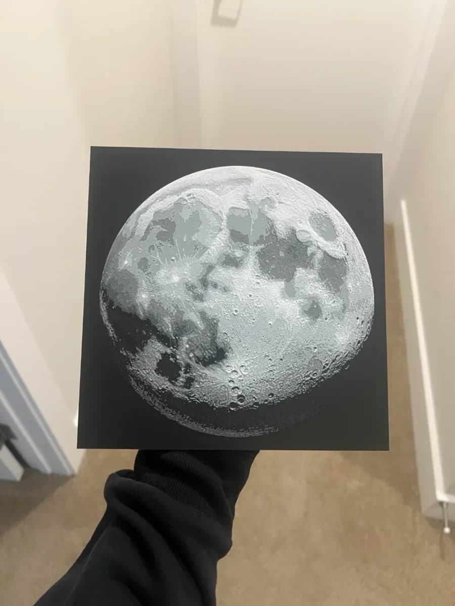 Moon Art Hueforge by RP47 Designs HueForge model: Moon Art Hueforge by RP47 Designs