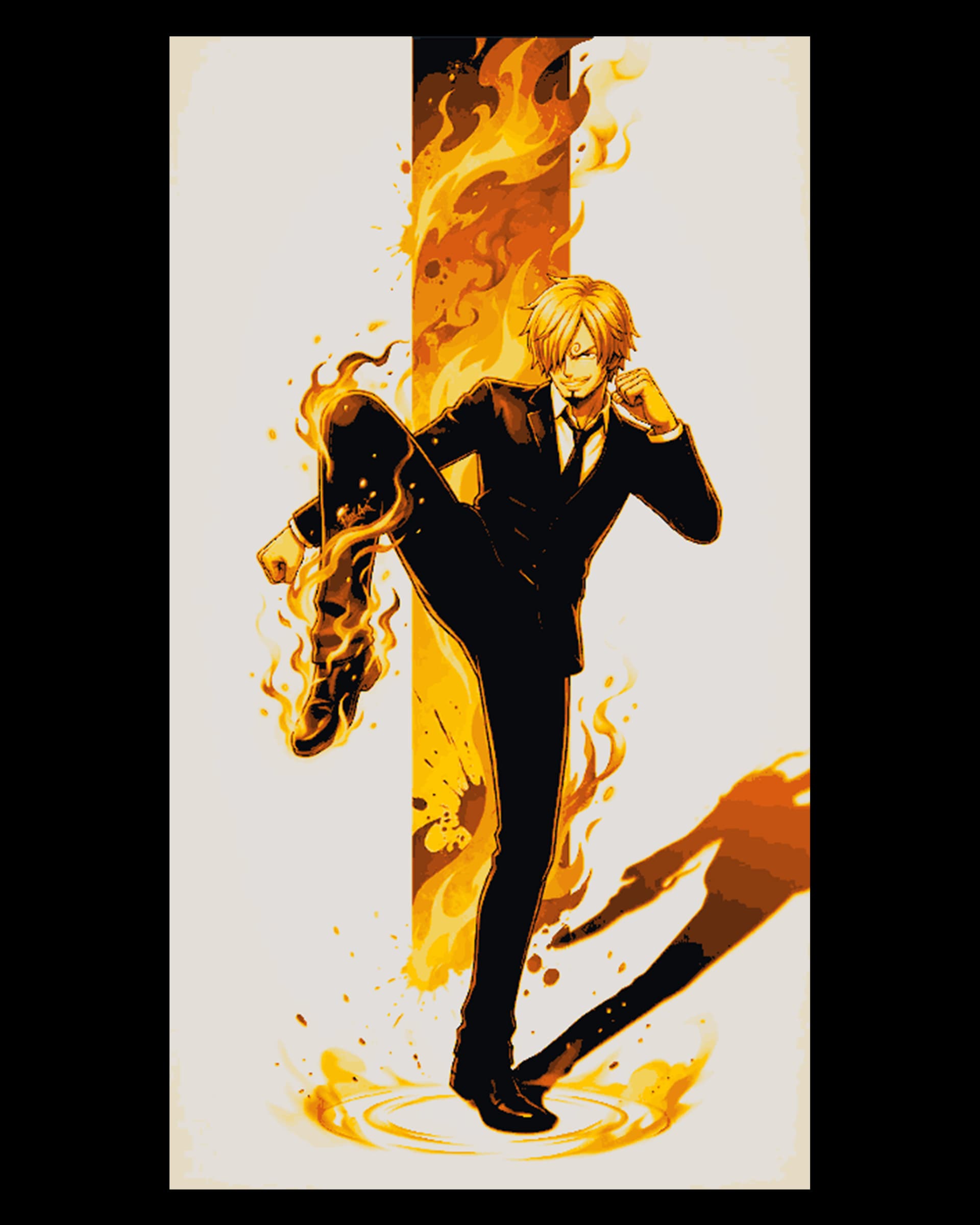 Hueforge Wall Art - Fanart depiction of the character Sanji from the Anime One Piece by booneco3d HueForge model: Hueforge Wall Art - Fanart depiction of the character Sanji from the Anime One Piece by booneco3d