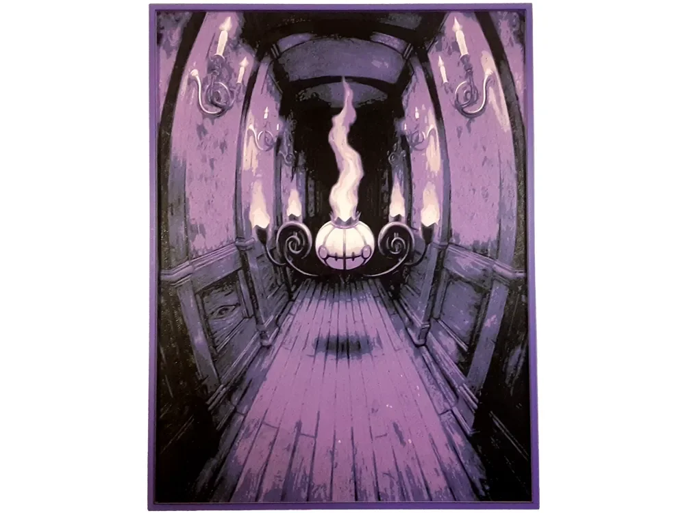 HueForge model: Chandelure Pokemon Hueforge Ghost Purple Litwick by Elsie Moonshadow