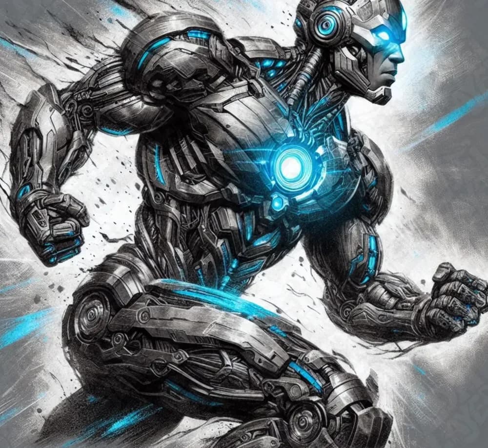 Cyborg Hueforge by LoFi Layers HueForge model: Cyborg Hueforge by LoFi Layers