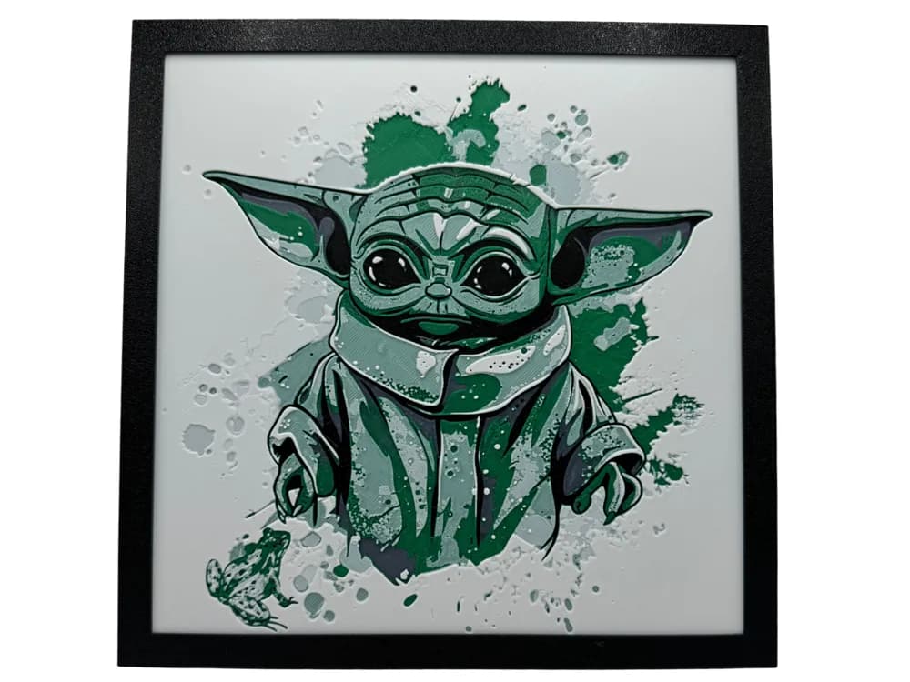Grogu - "Baby Yoda" - Starwars Hueforge by Canadian Gamer HueForge model: Grogu - "Baby Yoda" - Starwars Hueforge by Canadian Gamer