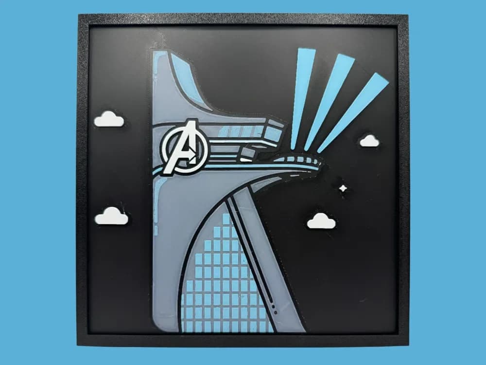 Avengers Tower by Canadian Gamer HueForge model: Avengers Tower by Canadian Gamer