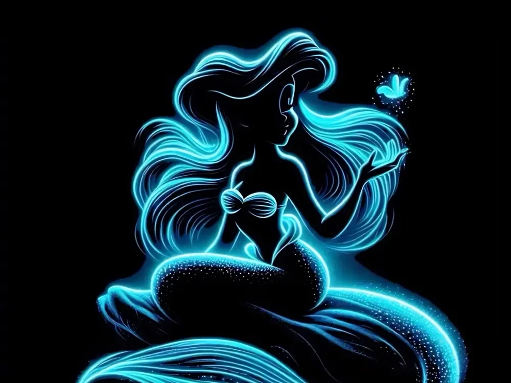 Little Mermaid 200x200 by Krave HueForge model: Little Mermaid 200x200 by Krave