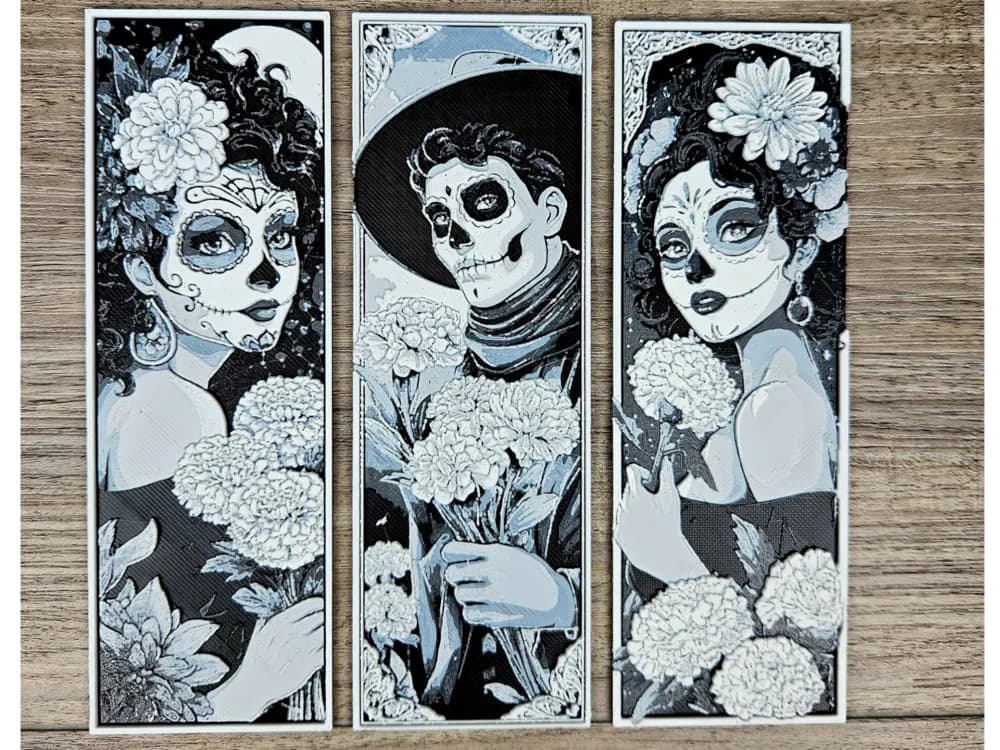 HueForge model: Cinco de Mayo Bookmarks by BusyKikiBee