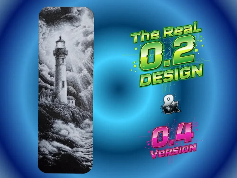 Lighthouse Bookmark by Atrus Design HueForge model: Lighthouse Bookmark by Atrus Design