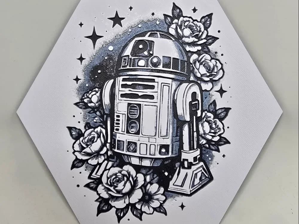 R2D2 Hueforge by Aprilk6366 HueForge model: R2D2 Hueforge by Aprilk6366