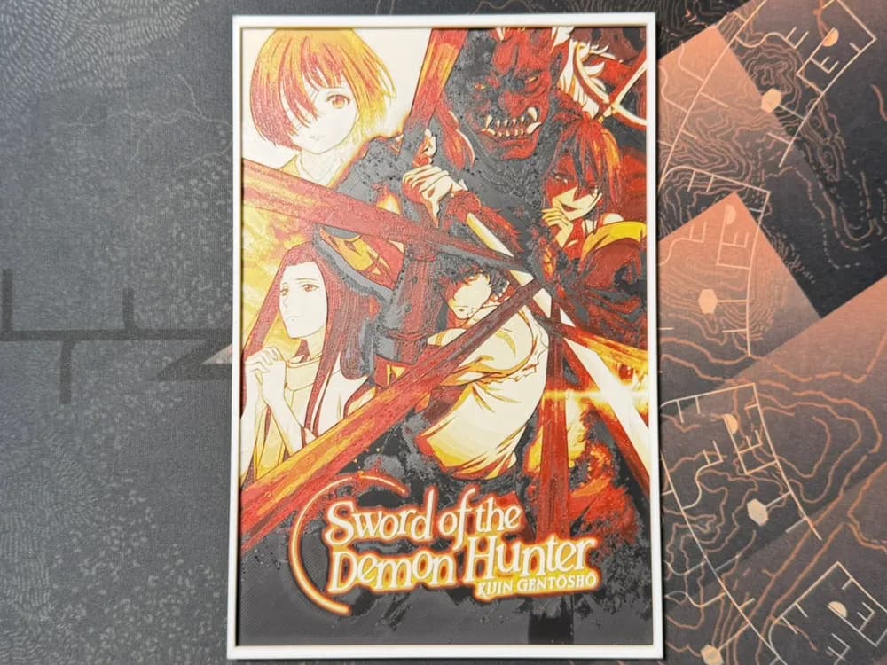 Sword of the Demon Hunter - HueForge by ZorPrime7 HueForge model: Sword of the Demon Hunter - HueForge by ZorPrime7