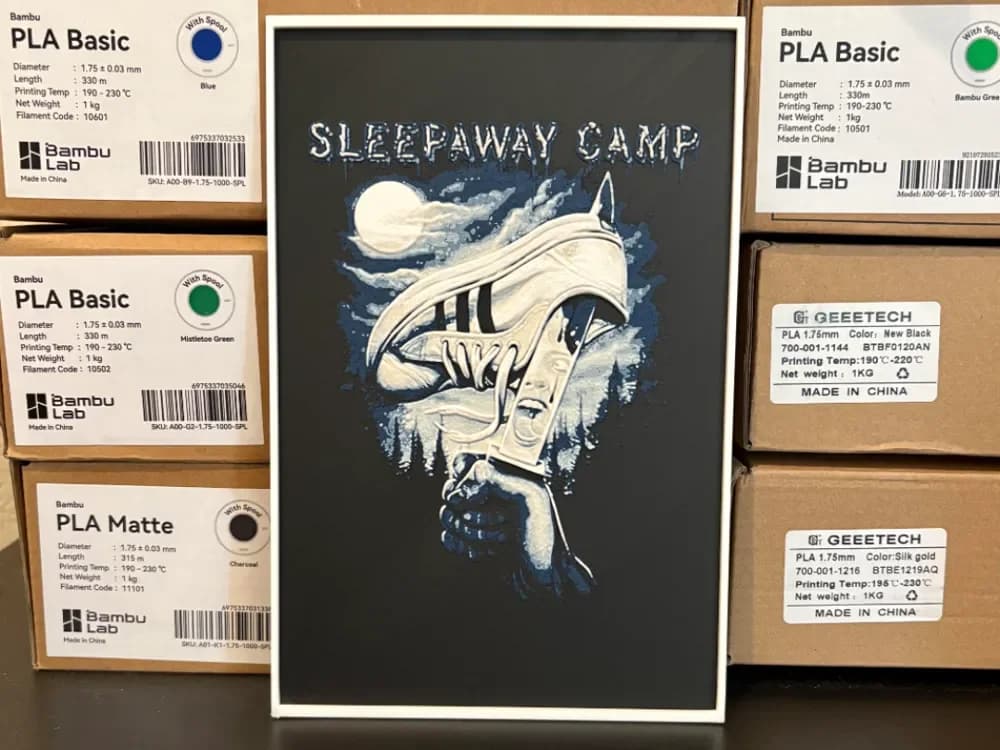 Sleepaway Camp Hueforge by Estiv HueForge model: Sleepaway Camp Hueforge by Estiv