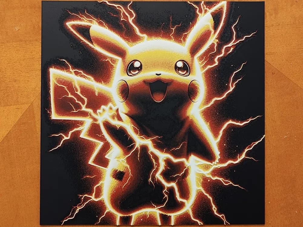 Pikachu - Pokemon - Hueforge by Sarge HueForge model: Pikachu - Pokemon - Hueforge by Sarge