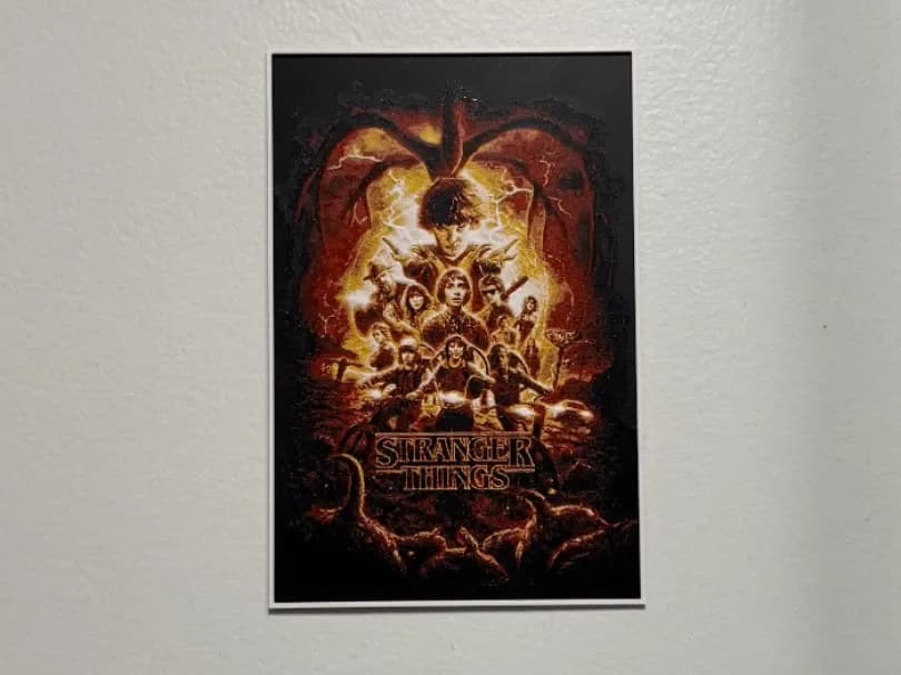 Stranger Things HueForge by liv_3d HueForge model: Stranger Things HueForge by liv_3d