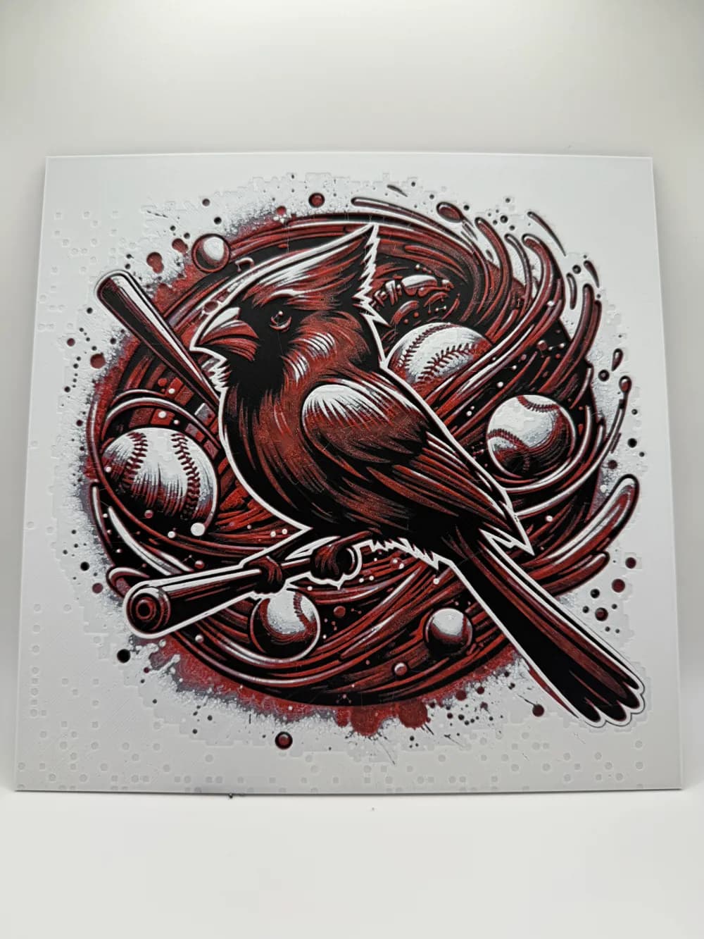 St Louis Cardinals - MLB Hueforge by Canadian Gamer HueForge model: St Louis Cardinals - MLB Hueforge by Canadian Gamer
