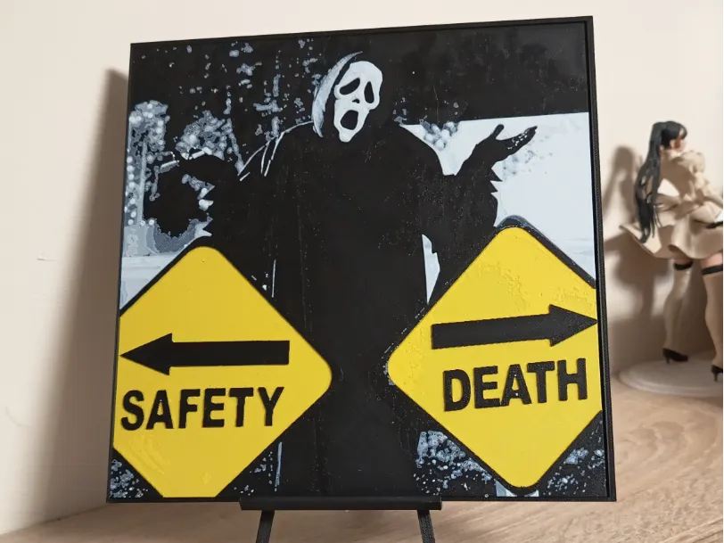 Ghostface Safety Death Hueforge Ghostface Safety Death Hueforge