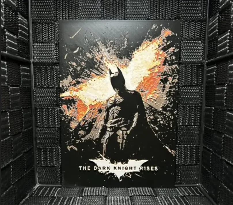 HueForge model: Hueforge Movie Poster - Dark Knight Rise - by JoDau