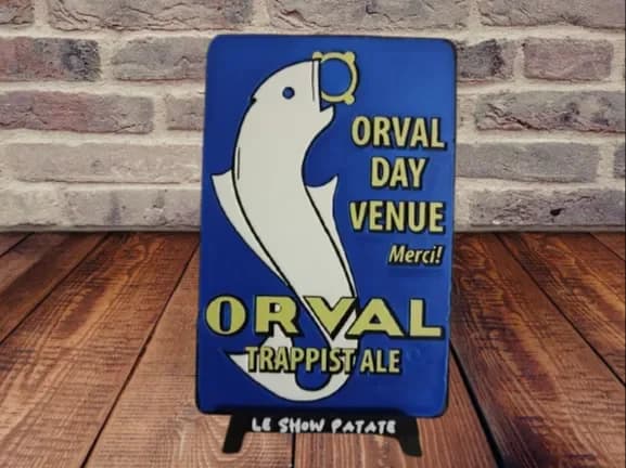 Plaque Vintage Orval Hueforge by leshowpatate HueForge model: Plaque Vintage Orval Hueforge by leshowpatate