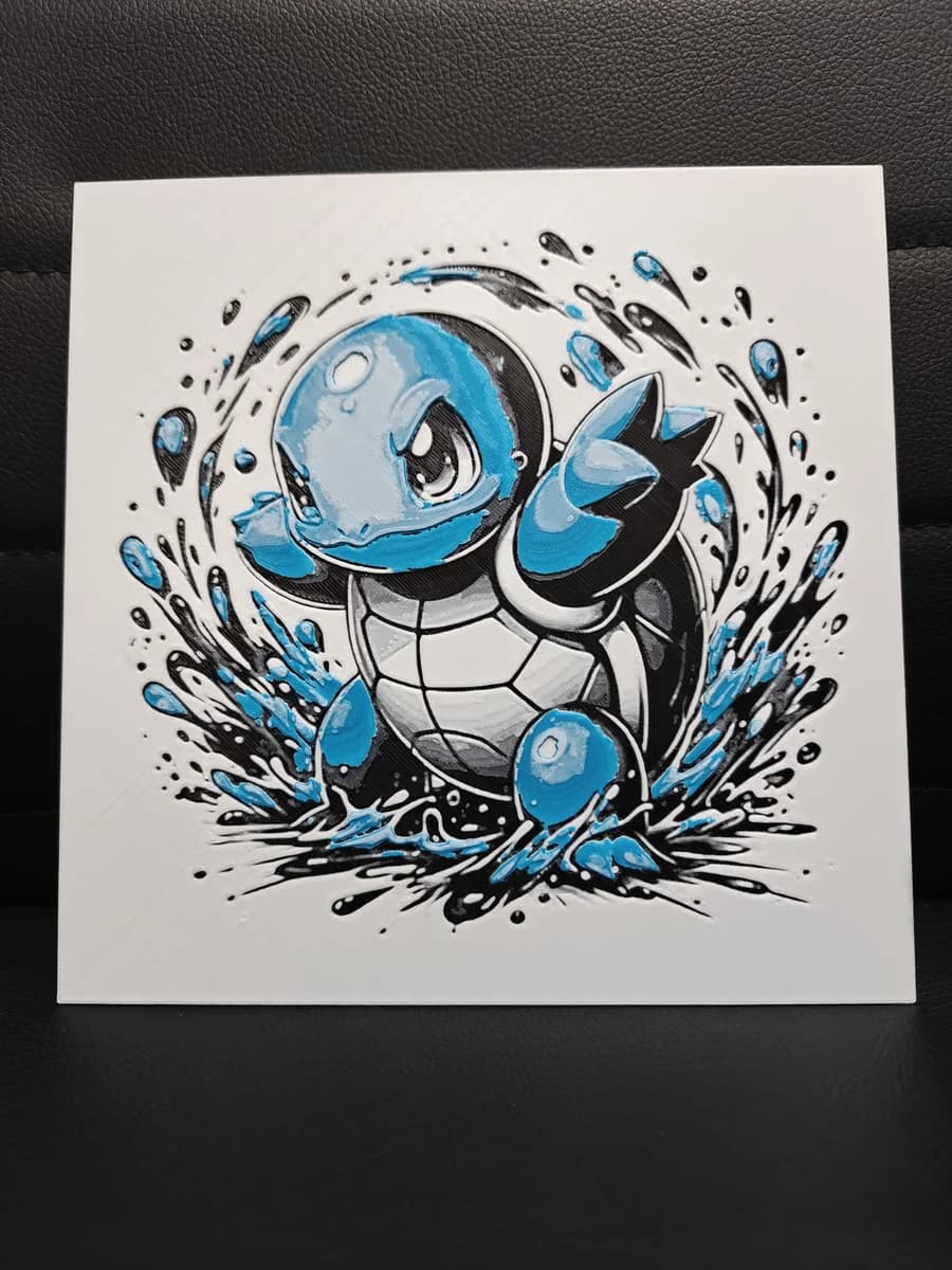 Squirtle by TheHueforgeLady HueForge model: Squirtle by TheHueforgeLady