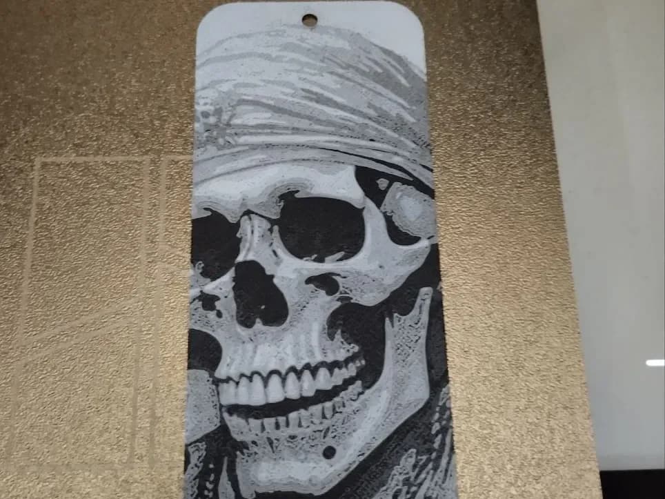 PIRATE BOOKMARK by FYTY112 HueForge model: PIRATE BOOKMARK by FYTY112