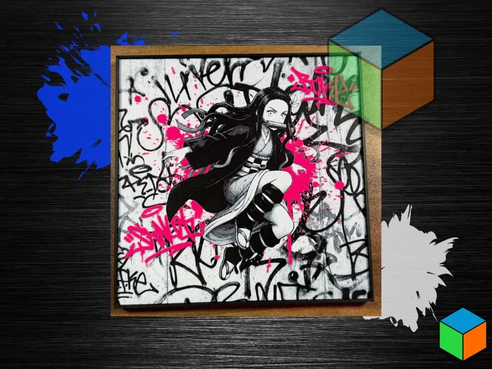 Nezuko Kamado — HueForge Art | Demon Slayer Nezuko Kamado — HueForge Art | Demon Slayer