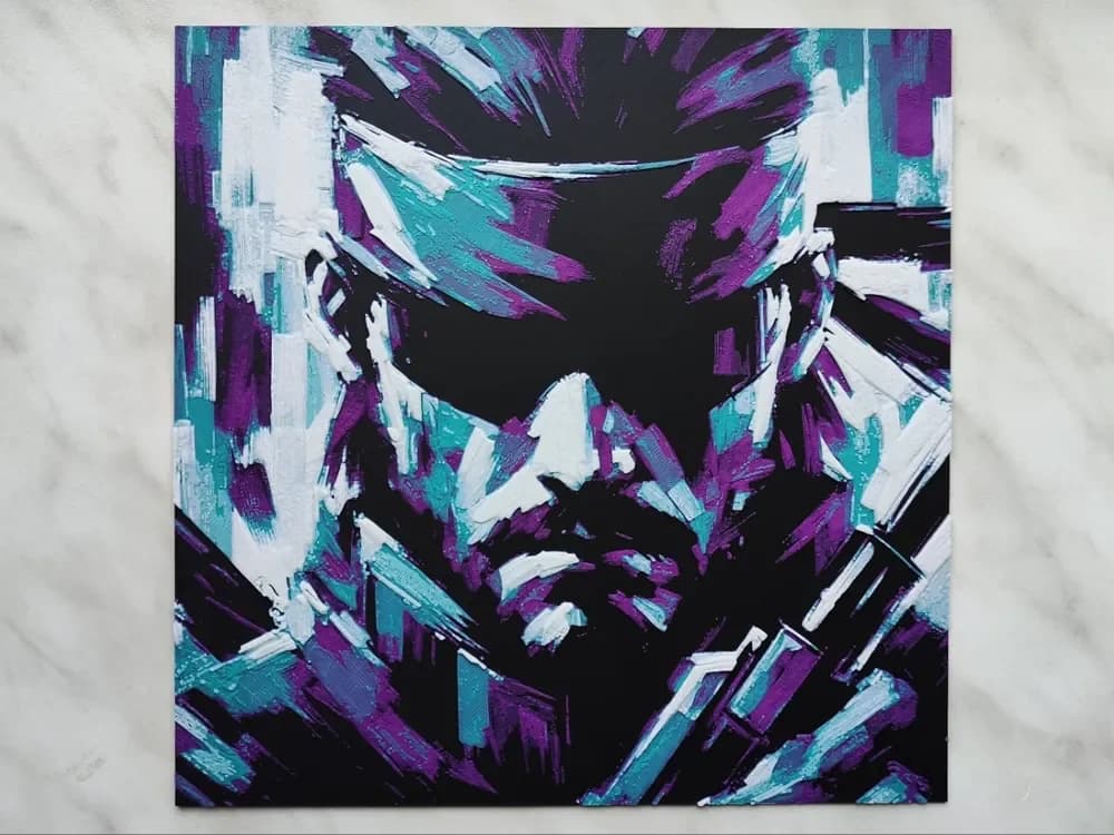 Solid Snake - Hueforge