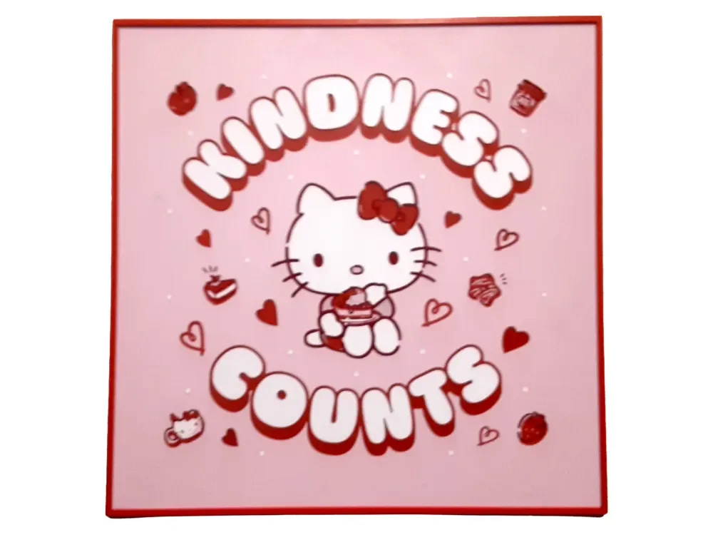 Hello Kitty Kindness Counts Hueforge Cute Wall Art by Elsie Moonshadow HueForge model: Hello Kitty Kindness Counts Hueforge Cute Wall Art by Elsie Moonshadow