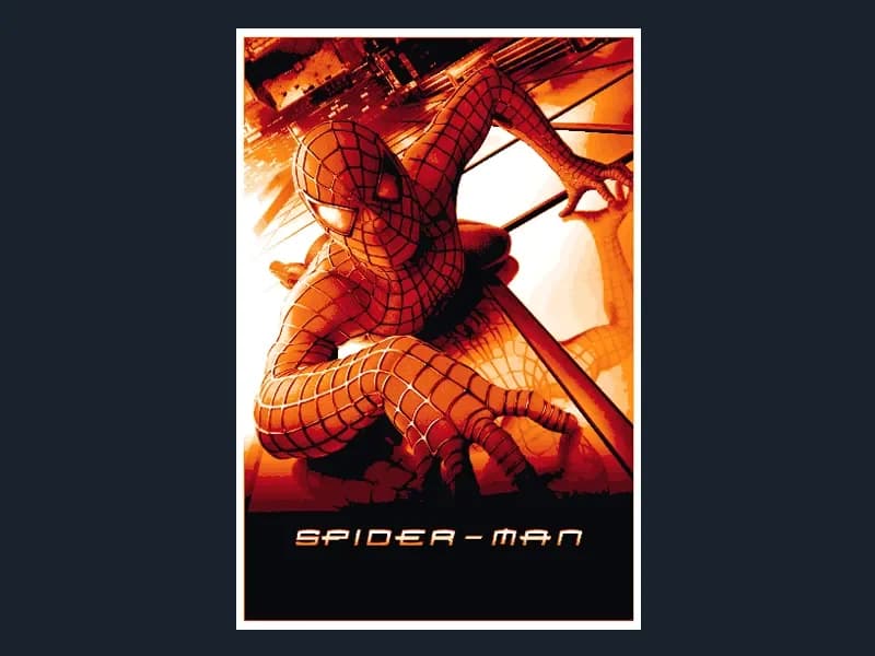 Spider-Man (Movie Poster - HueForge) by HugheCraft HueForge model: Spider-Man (Movie Poster - HueForge) by HugheCraft
