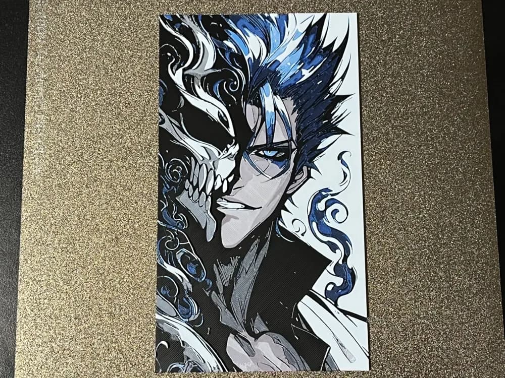 Bleach Grimmjow Hueforge by FantasyZ HueForge model: Bleach Grimmjow Hueforge by FantasyZ