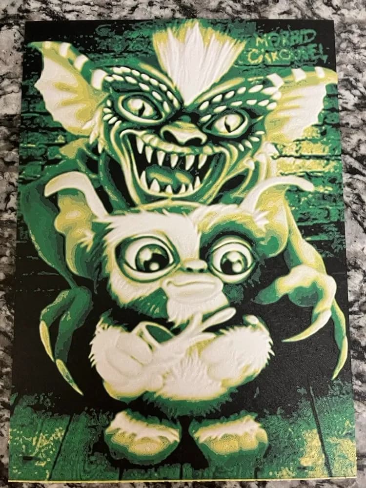 Gremlins includes A1 mini size (HueForge print) by Houston713Texan HueForge model: Gremlins includes A1 mini size (HueForge print) by Houston713Texan