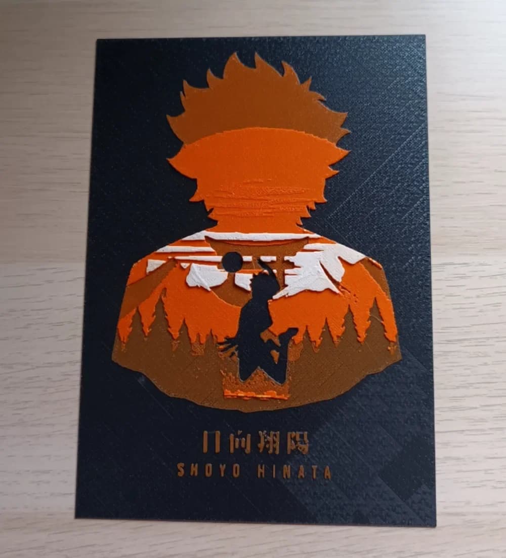 Haikyuu Hueforge by Atrus Design HueForge model: Haikyuu Hueforge by Atrus Design