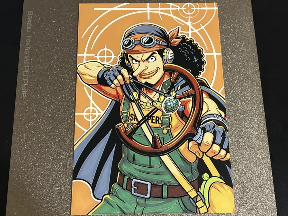 Usopp Sniper Onepiece Hueforge by FantasyZ HueForge model: Usopp Sniper Onepiece Hueforge by FantasyZ