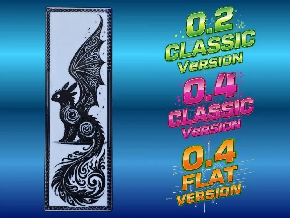 Toothless Bookmark by Atrus Design HueForge model: Toothless Bookmark by Atrus Design