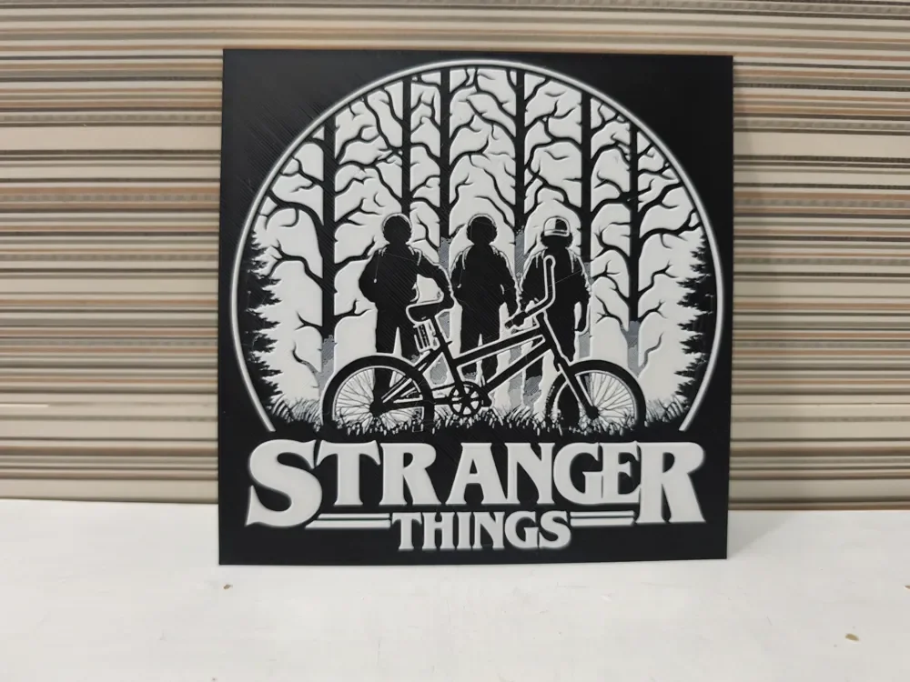 Hueforge Starnger Things by Litolunar HueForge model: Hueforge Starnger Things by Litolunar