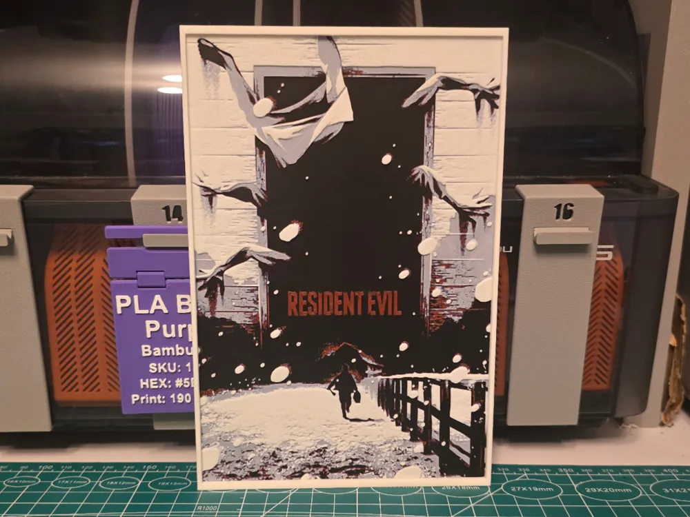 Resident Evil (2026) Movie Poster - Hueforge Art Resident Evil (2026) Movie Poster - Hueforge Art