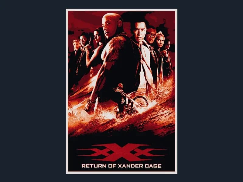 xXx: Return of Xander Cage (HueForge) by HugheCraft HueForge model: xXx: Return of Xander Cage (HueForge) by HugheCraft