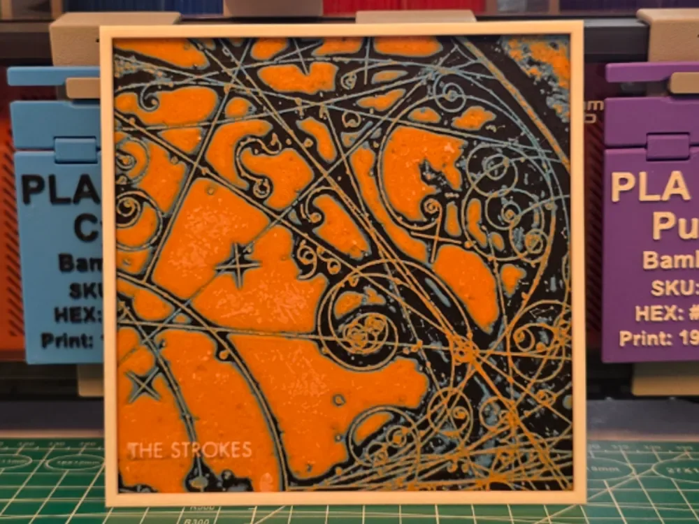 The Strokes "Is This It" Album - Hueforge Art by Lumpy3D HueForge model: The Strokes "Is This It" Album - Hueforge Art by Lumpy3D