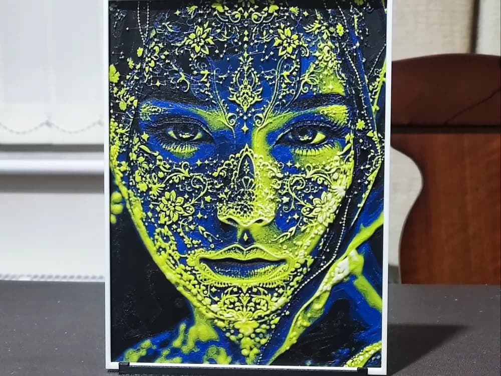 Golden Glow - HueForge 4 Color by BoDad HueForge model: Golden Glow - HueForge 4 Color by BoDad