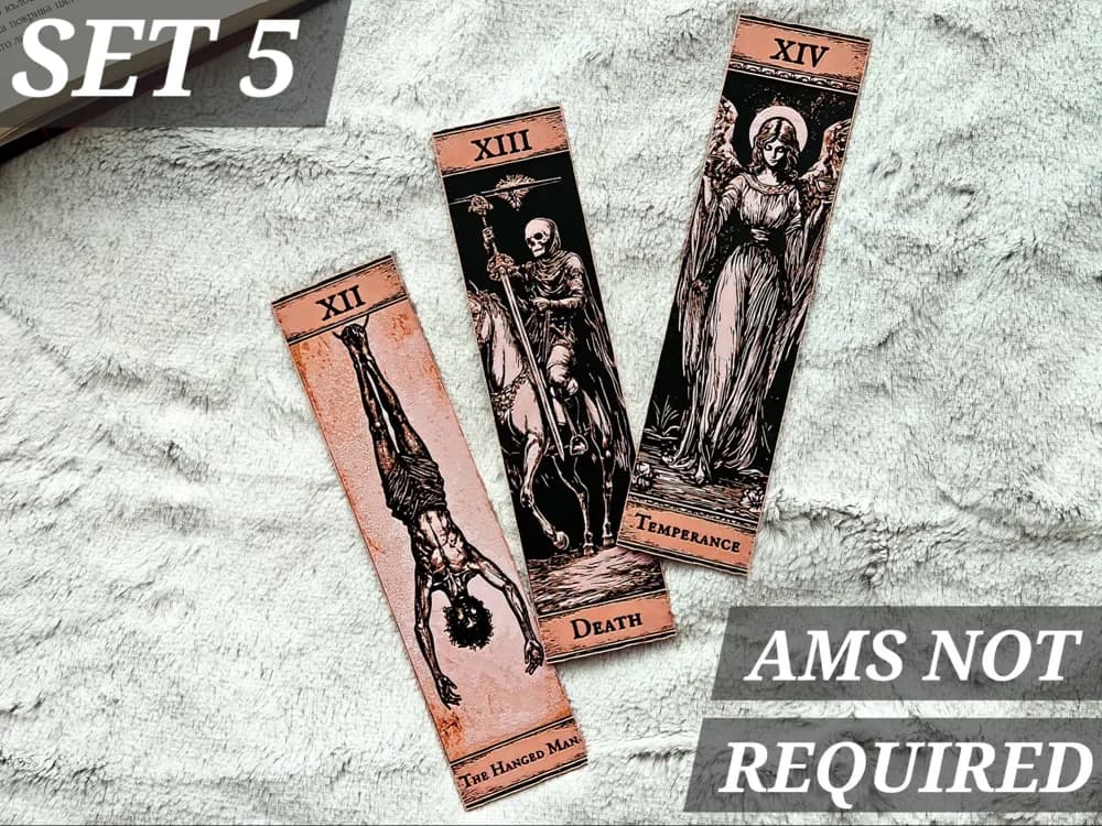 Tarot Bookmarks - (Set 5 Major Arcana) by C3D HueForge model: Tarot Bookmarks - (Set 5 Major Arcana) by C3D