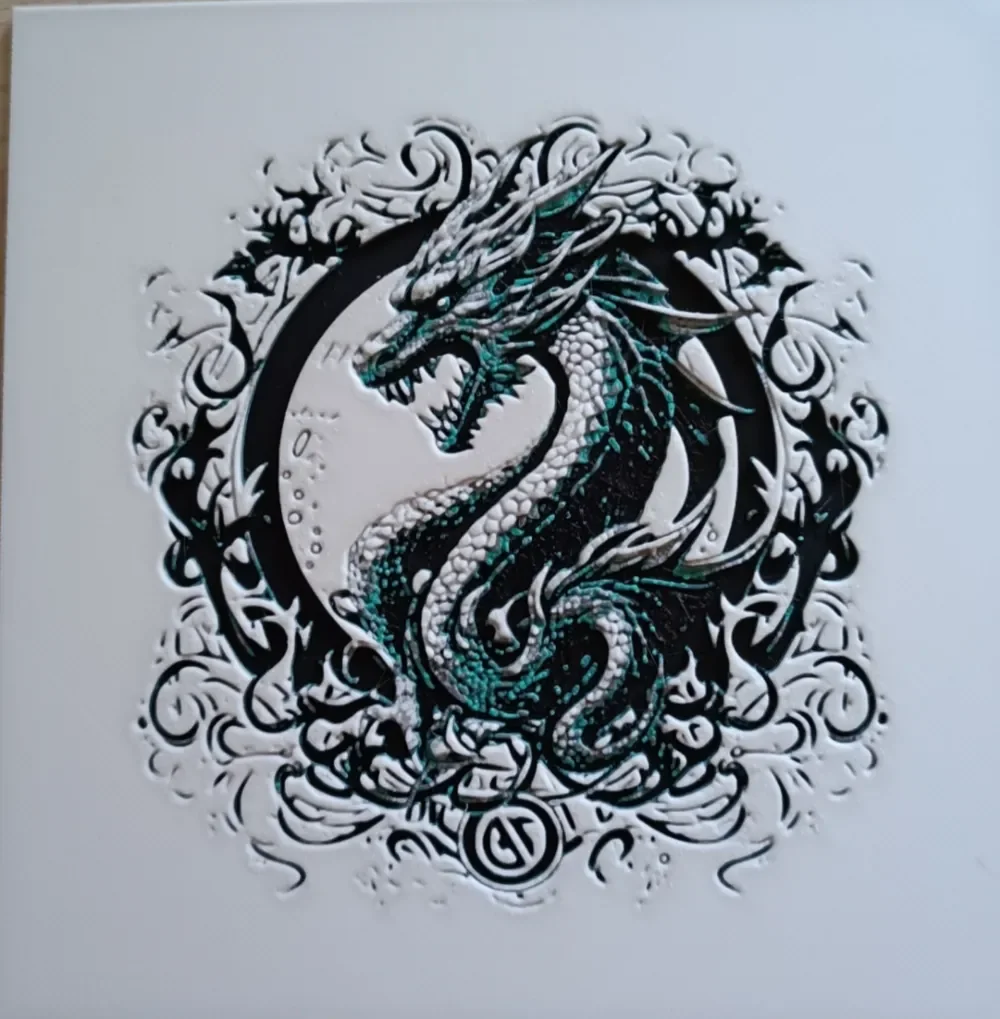 HueForge Dragon Art by Atrus Design HueForge model: HueForge Dragon Art by Atrus Design