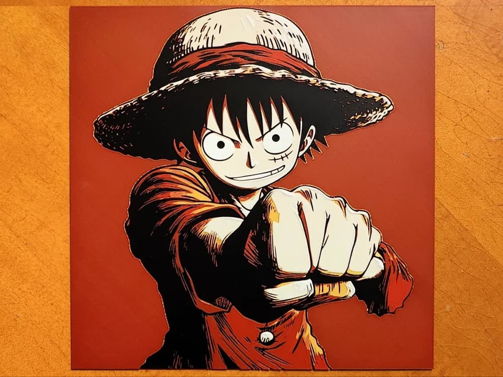 Luffy - One Piece - 4 Colours Luffy - One Piece - 4 Colours
