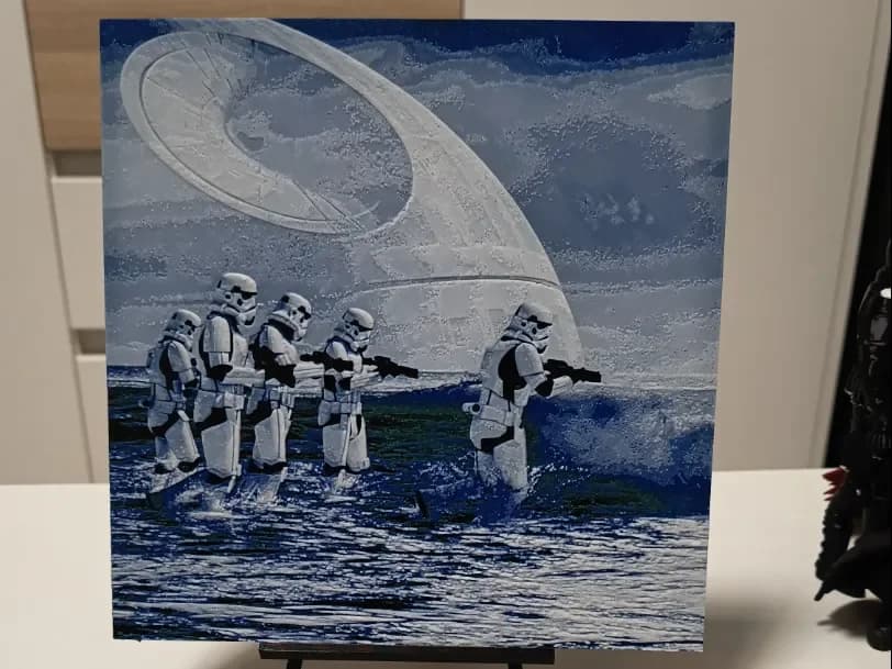 Star Wars Storm Trooper Hueforge by 3DNesy HueForge model: Star Wars Storm Trooper Hueforge by 3DNesy