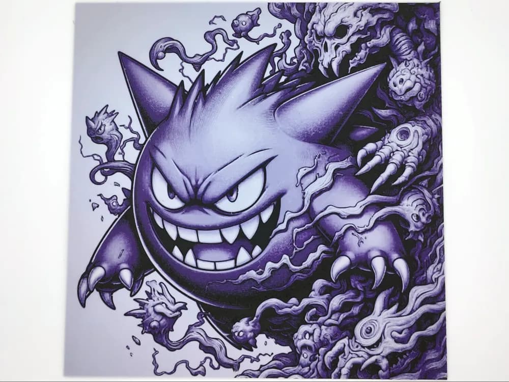 Gengar - Pokemon - Hueforge Gengar - Pokemon - Hueforge
