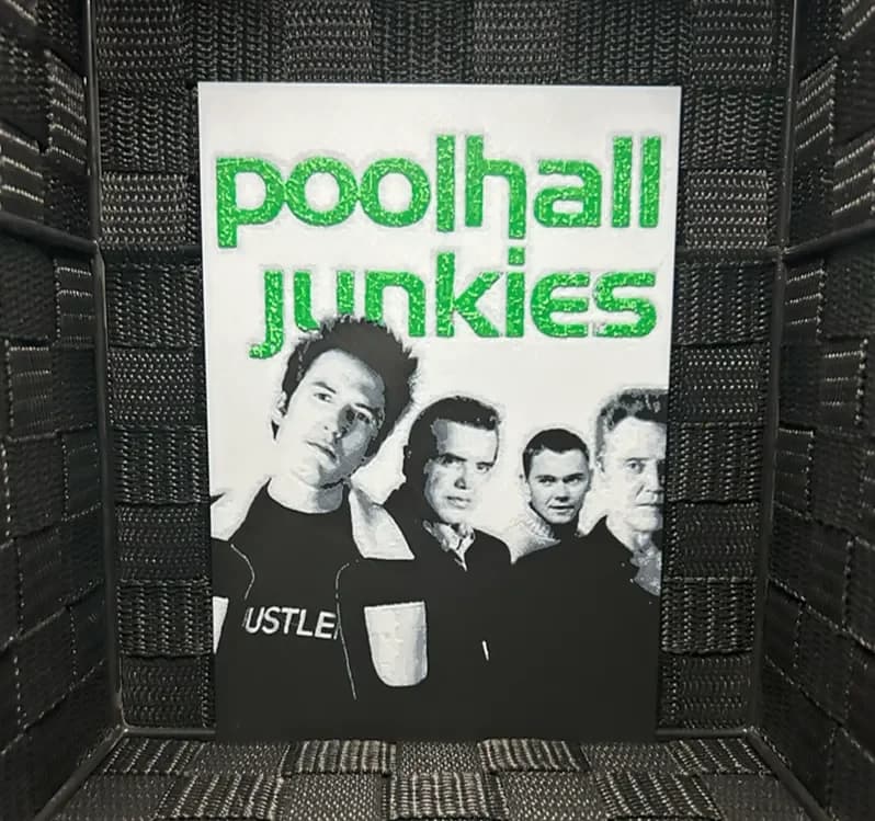 Hueforge Movie Posteer - Poolhall Junkies - by JoDau HueForge model: Hueforge Movie Posteer - Poolhall Junkies - by JoDau