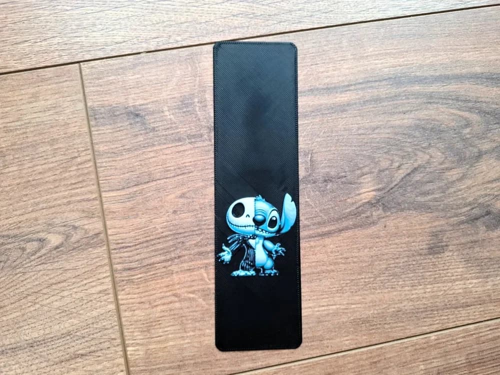 Stich and skellington thin bookmark - hueforge Stich and skellington thin bookmark - hueforge