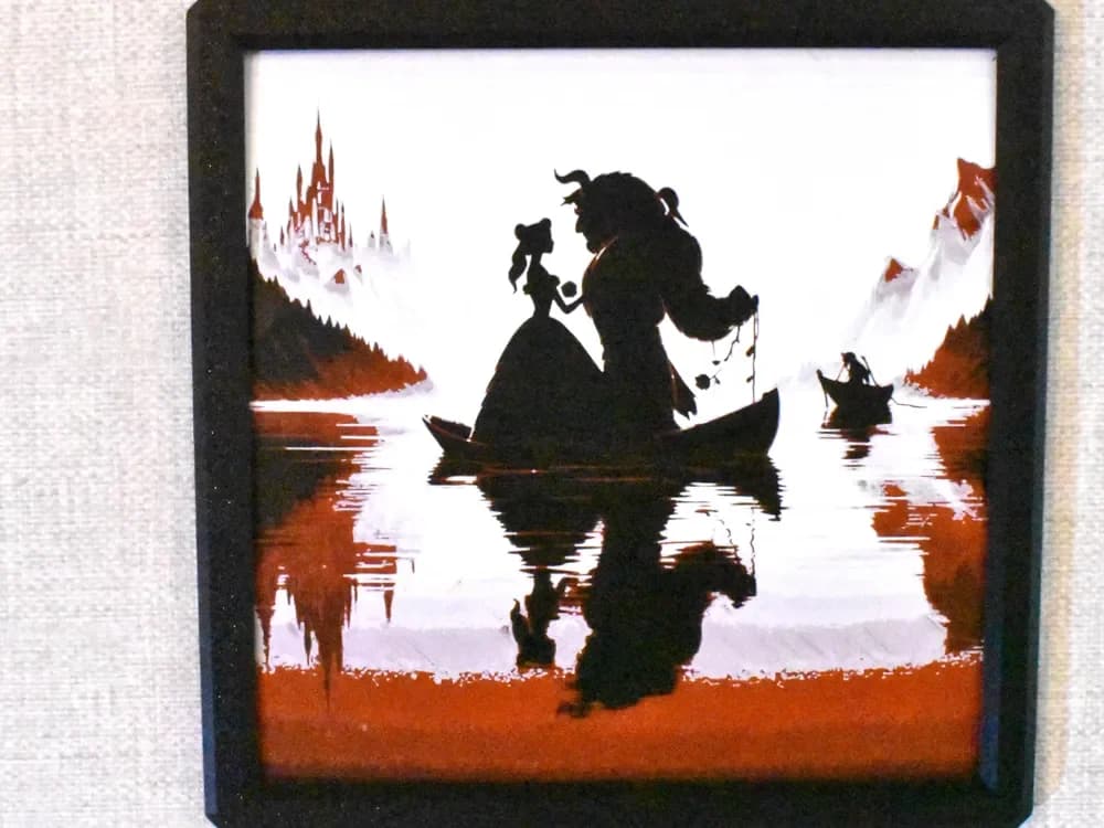 HueForge model: Beauty and the Beast Hueforge by Chris B