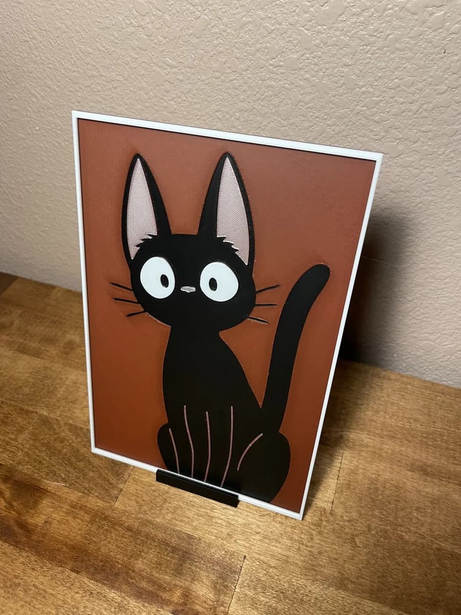 Jiji - Kiki's Delivery Service by Cloudy Nostalgia HueForge model: Jiji - Kiki's Delivery Service by Cloudy Nostalgia