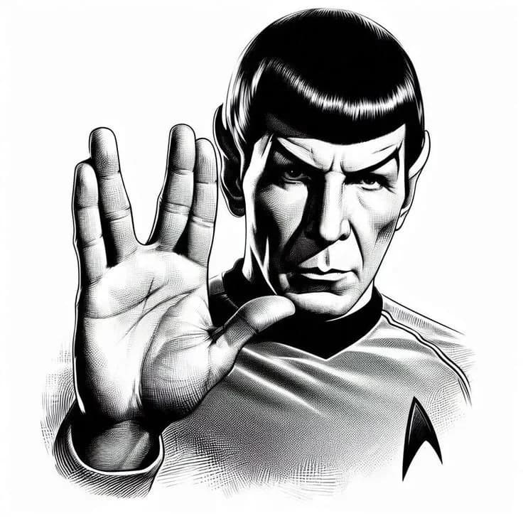 Spock Hueforge by leshowpatate HueForge model: Spock Hueforge by leshowpatate