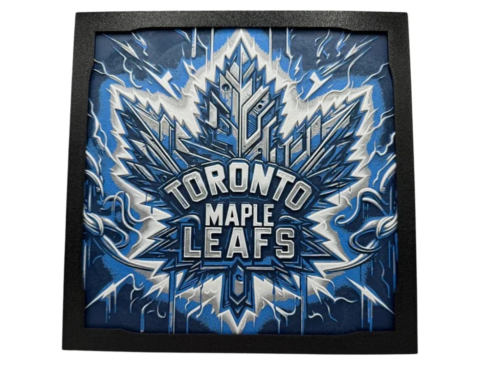 Toronto Maple Leafs - Hueforge Logo by Canadian Gamer HueForge model: Toronto Maple Leafs - Hueforge Logo by Canadian Gamer